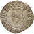 Coin, France, Charles VI, Florette, Troyes, EF(40-45), Billon, Duplessy:405D