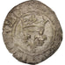Coin, France, Charles VI, Florette, Troyes, EF(40-45), Billon, Duplessy:405C