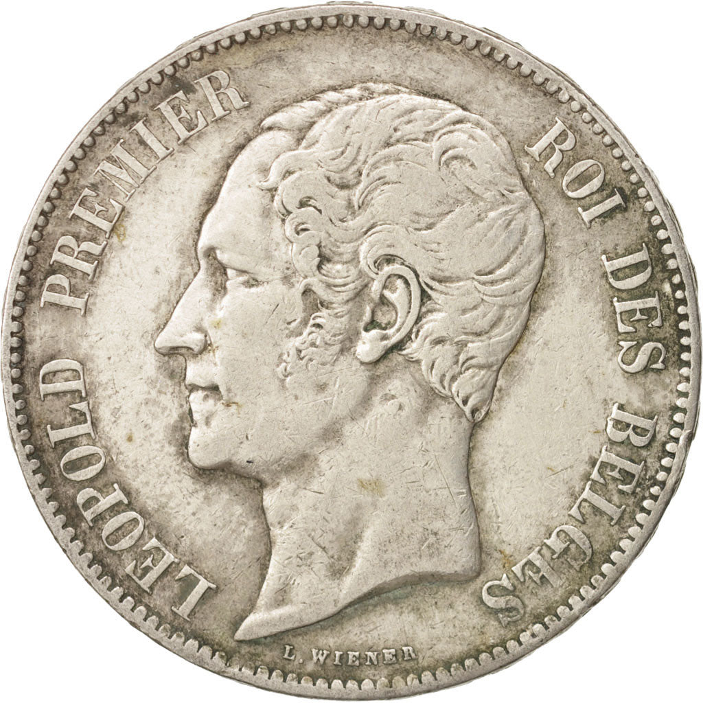Monnaie, Belgique, Leopold I, 5 Francs, 5 Frank, 1853, TTB, Argent, KM:17
