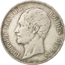 Monnaie, Belgique, Leopold I, 5 Francs, 5 Frank, 1853, TTB, Argent, KM:17
