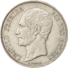 Coin, Belgium, Leopold I, 5 Francs, 5 Frank, 1865, EF(40-45), Silver, KM:17
