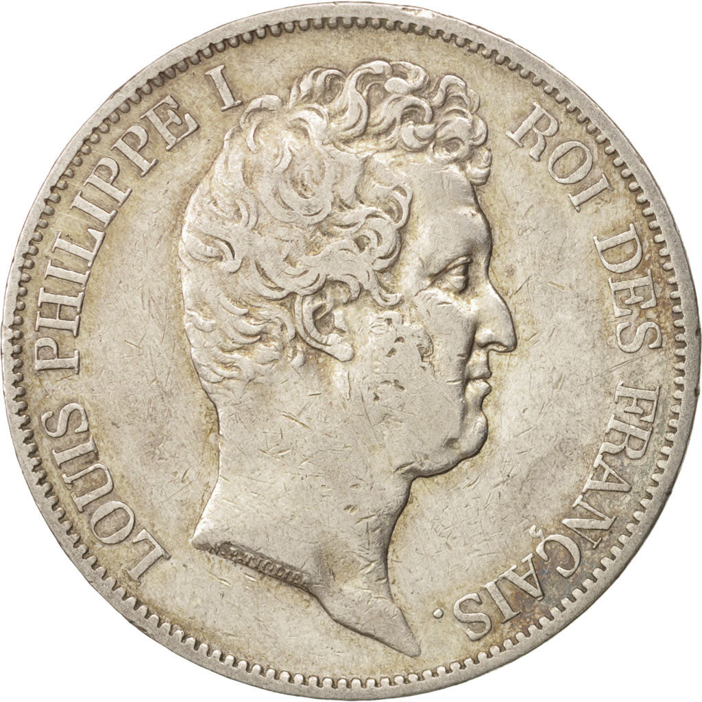 France, Louis-Philippe, 5 Francs, 1830, Paris, EF(40-45), Silver, KM:735.1