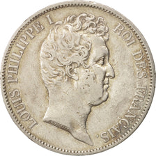 France, Louis-Philippe, 5 Francs, 1830, Paris, EF(40-45), Silver, KM:735.1