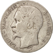 France, Napoléon III, 5 Francs, 1852, Paris, VF(20-25), Silver, KM:773.1