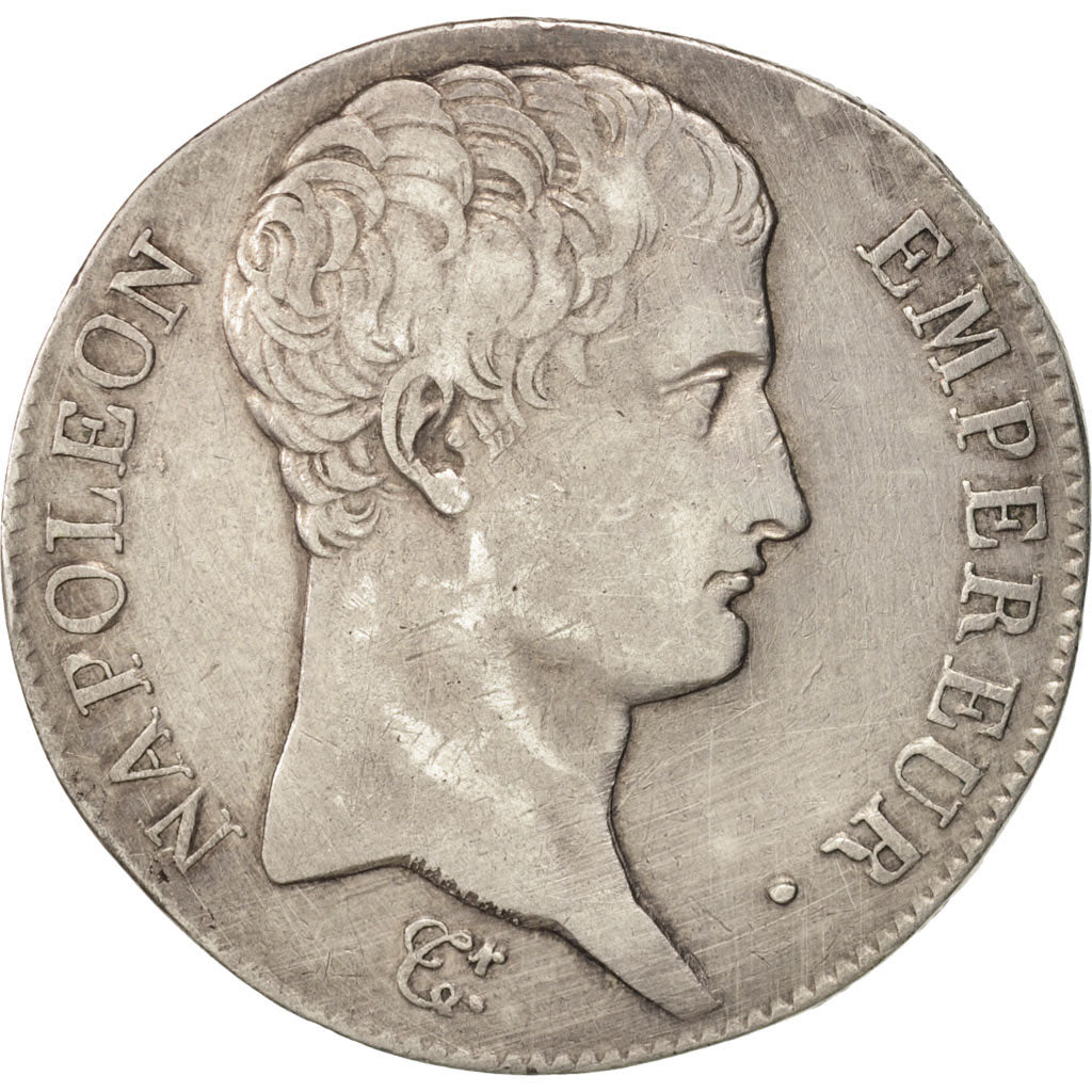 Coin, France, Napoléon I, 5 Francs, 1806, Perpignan, VF(30-35), Silver