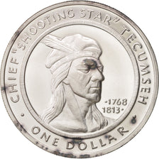 Coin, SHAWNEE TRIBAL NATION, Dollar, 2002, Perth, MS(64), Silver, KM:1