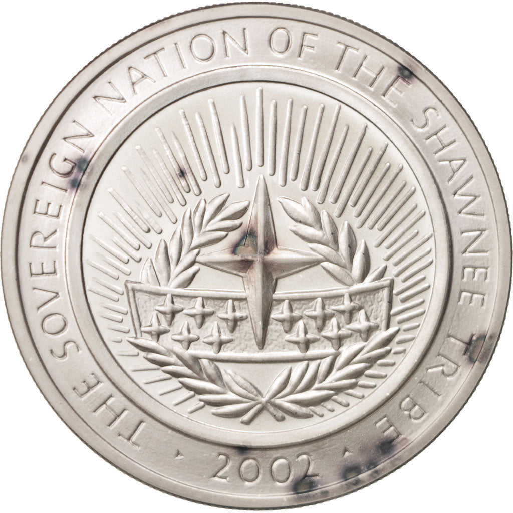 Coin, SHAWNEE TRIBAL NATION, Dollar, 2002, Perth, MS(64), Silver, KM:1