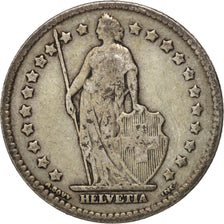 Switzerland, Franc, 1916, Bern, VF(20-25), Silver, KM:24
