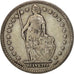 Switzerland, Franc, 1916, Bern, VF(20-25), Silver, KM:24
