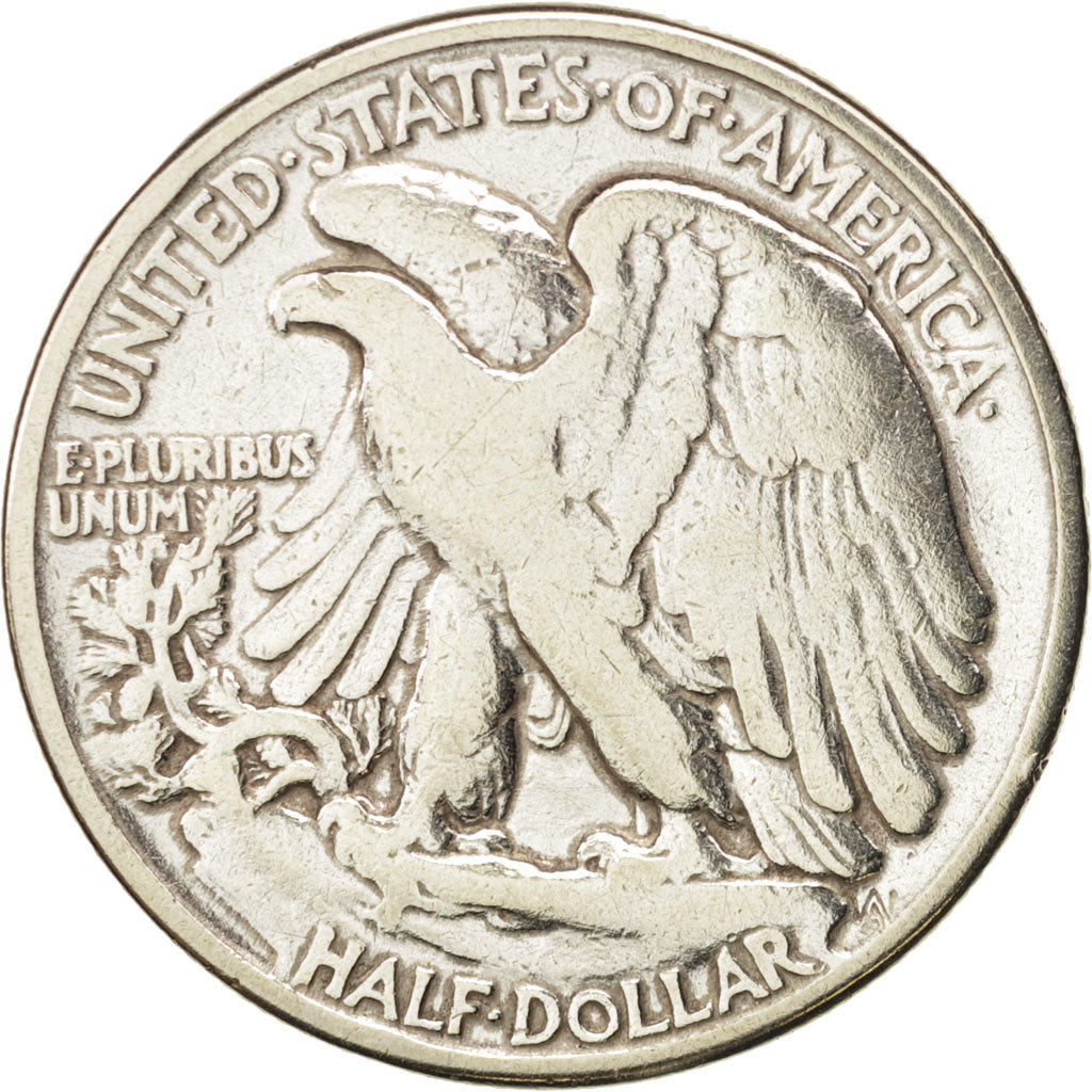 États-Unis, Walking Liberty Half Dollar, 1945, Philadelphia, TB, KM:142