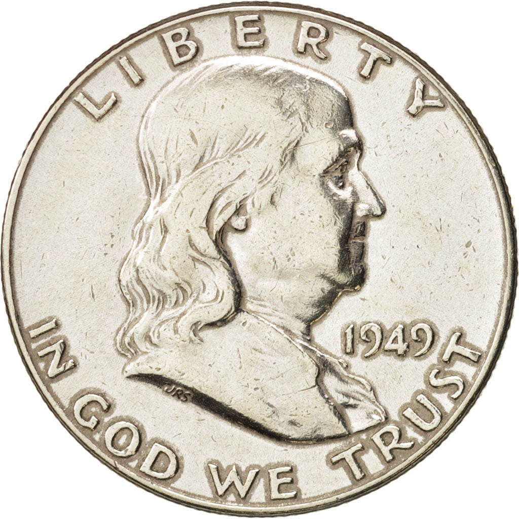 États-Unis, Franklin Half Dollar, 1949, Philadelphia, TB+, KM:199