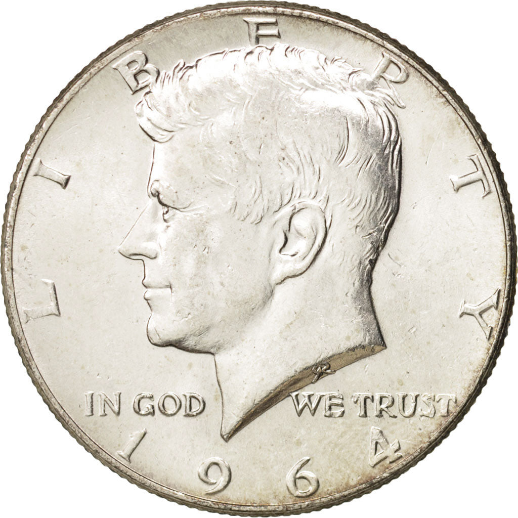United States, Kennedy Half Dollar, 1964, Philadelphia, MS(60-62), KM:202