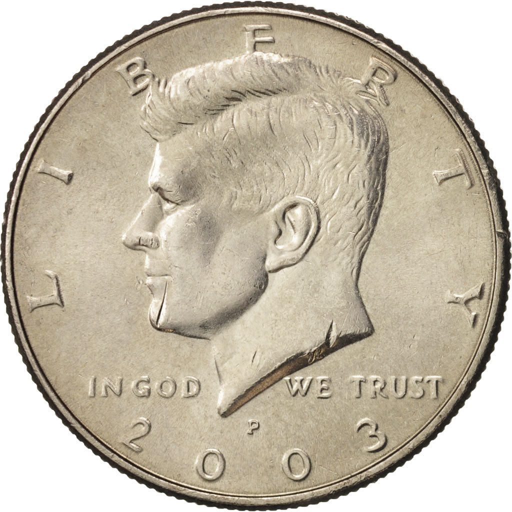 Stati Uniti, Kennedy Half Dollar, 2003, Philadelphia, Pope John Paul II