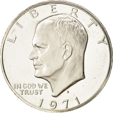États-Unis, Eisenhower Dollar, 1971, San Francisco, SPL+, Argent, KM:203a