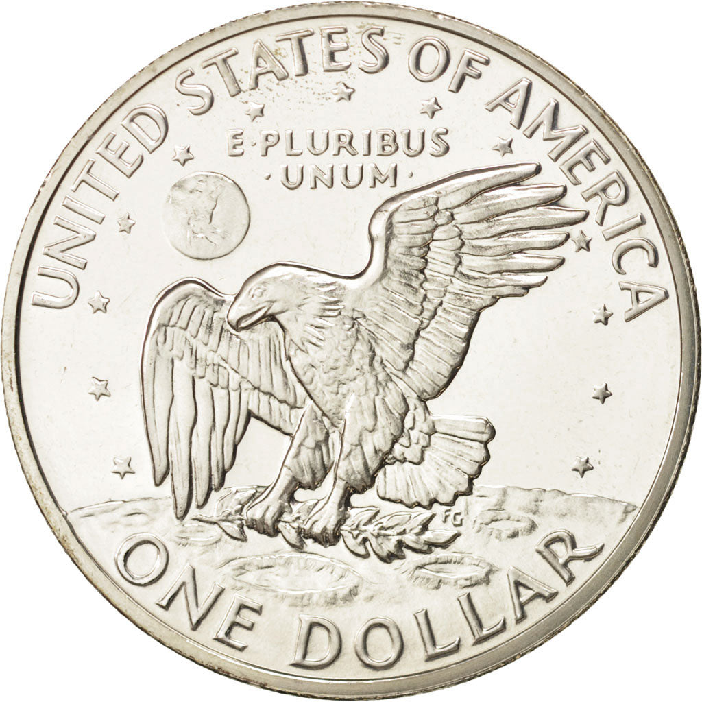 United States, Eisenhower Dollar, 1971, San Francisco, MS(64), Silver, KM:203a