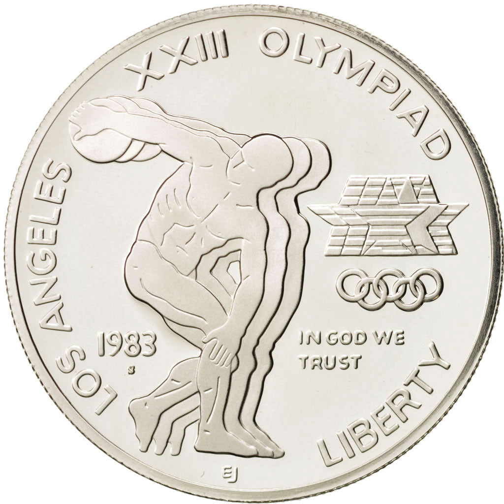 Coin, United States, Dollar, 1983, U.S. Mint, San Francisco, MS(65-70), Silver