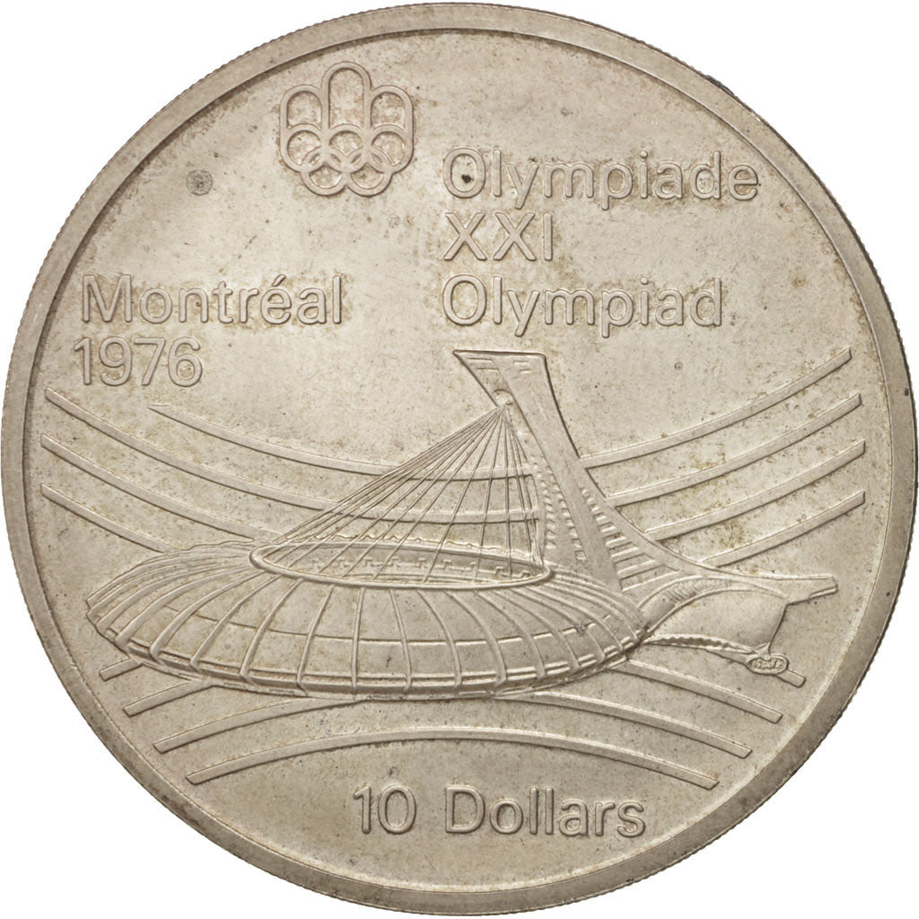 Coin, Canada, Elizabeth II, 10 Dollars, 1976, Royal Canadian Mint, Ottawa