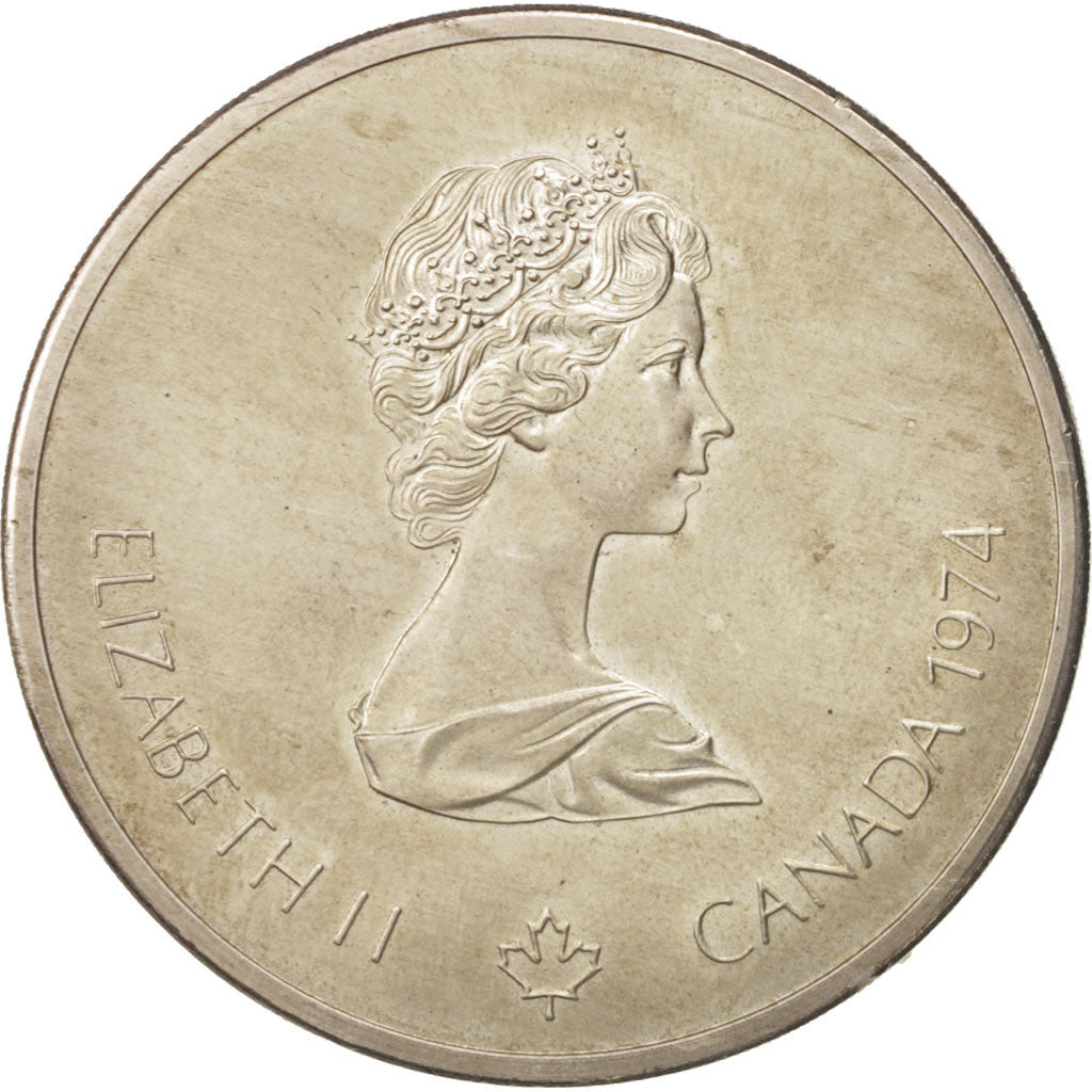 Canada, Elizabeth II, 10 Dollars, 1974, Ottawa, MS(63), Silver, KM:93