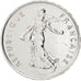 France, 5 Francs, 2001, Paris, MS(65-70), Silver, KM:1309