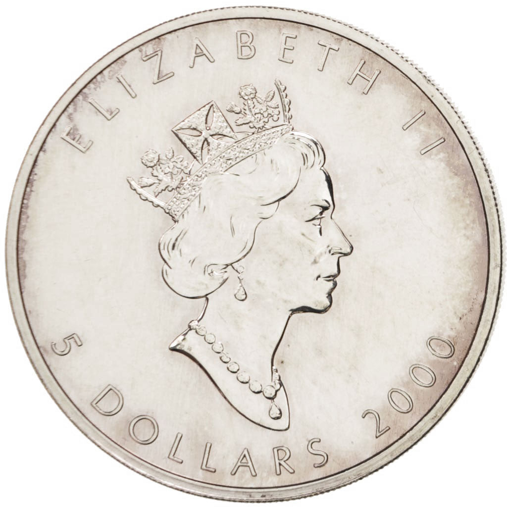Coin, Canada, Elizabeth II, 5 Dollars, 2000, Royal Canadian Mint, Ottawa