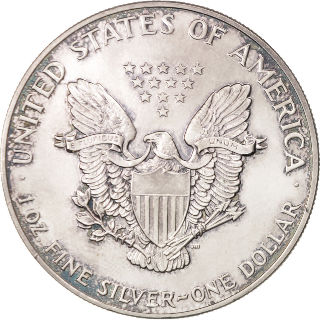 Coin, United States, Dollar, 1990, U.S. Mint, Philadelphia, MS(64), Silver