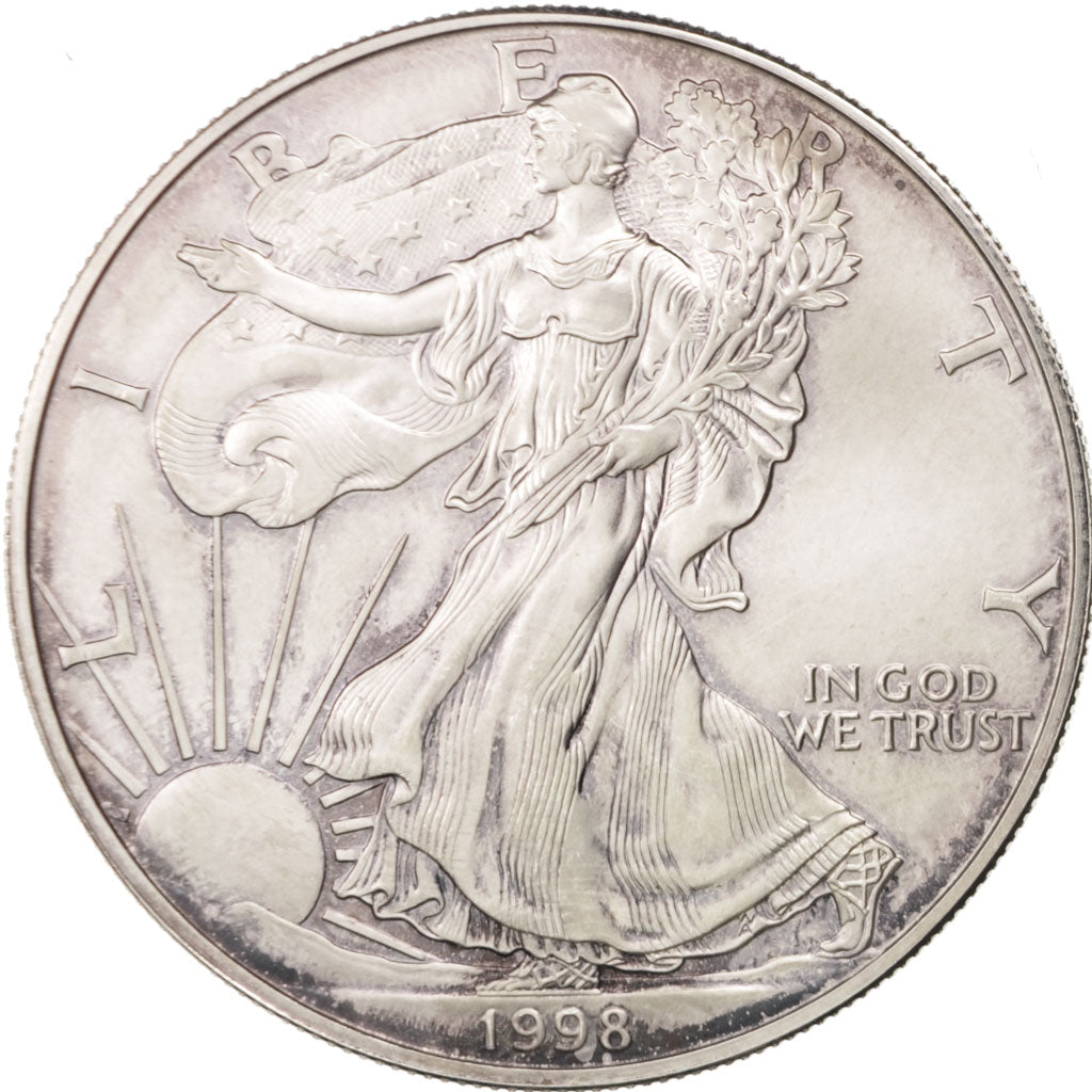 Coin, United States, Dollar, 1998, U.S. Mint, Philadelphia, MS(65-70), Silver