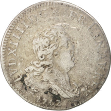 France, Louis XIV, 5 Sols aux insignes, 1702, Paris, VF(20-25), KM:337.1