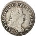 Frankreich, Louis XIV, 5 Sols aux insignes, 1702, Poitiers, S, KM:337.8