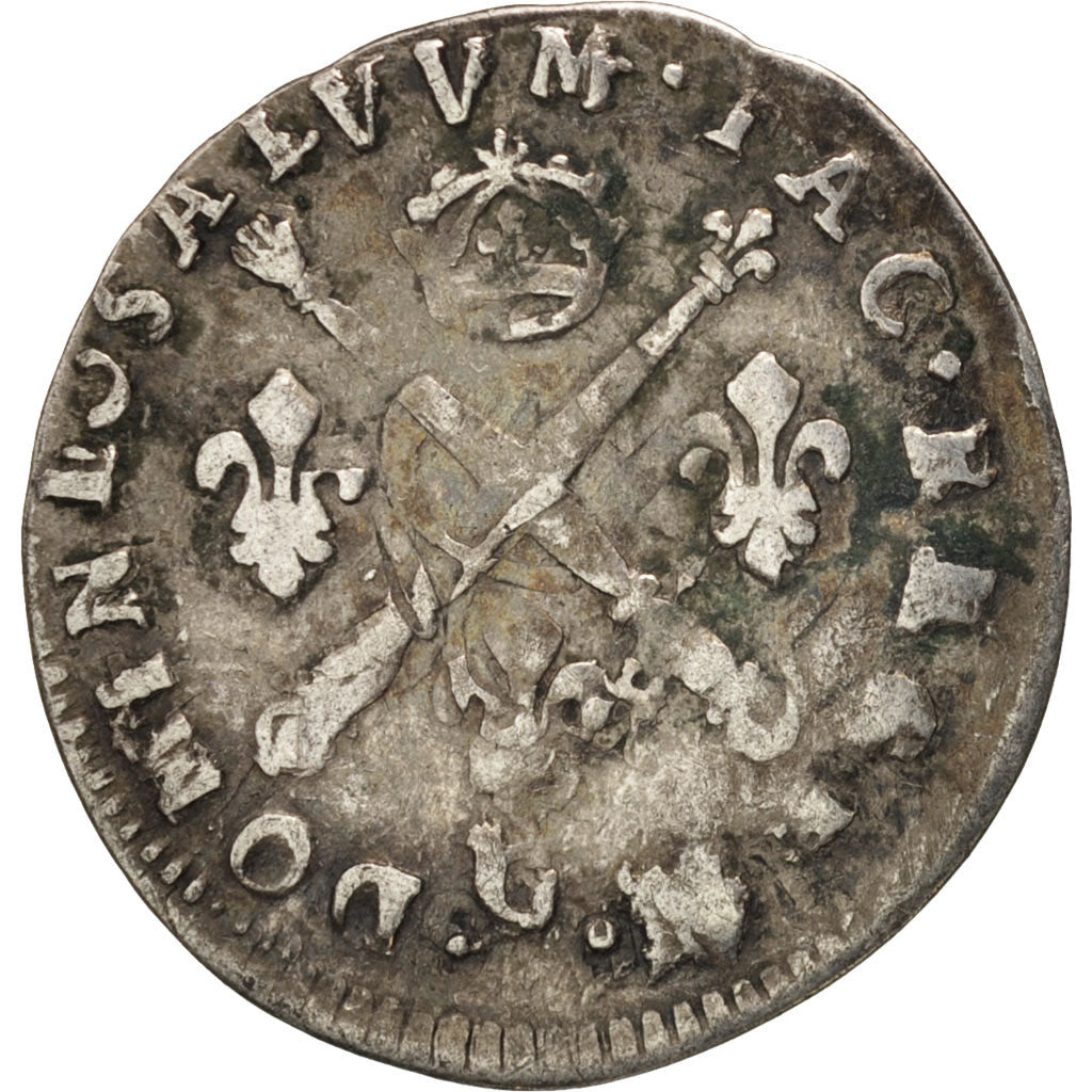 Frankreich, Louis XIV, 5 Sols aux insignes, 1702, Poitiers, S, KM:337.8