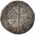 Moneta, Francja, Charles VI, Blanc Guénar, Dijon, VF(20-25), Bilon