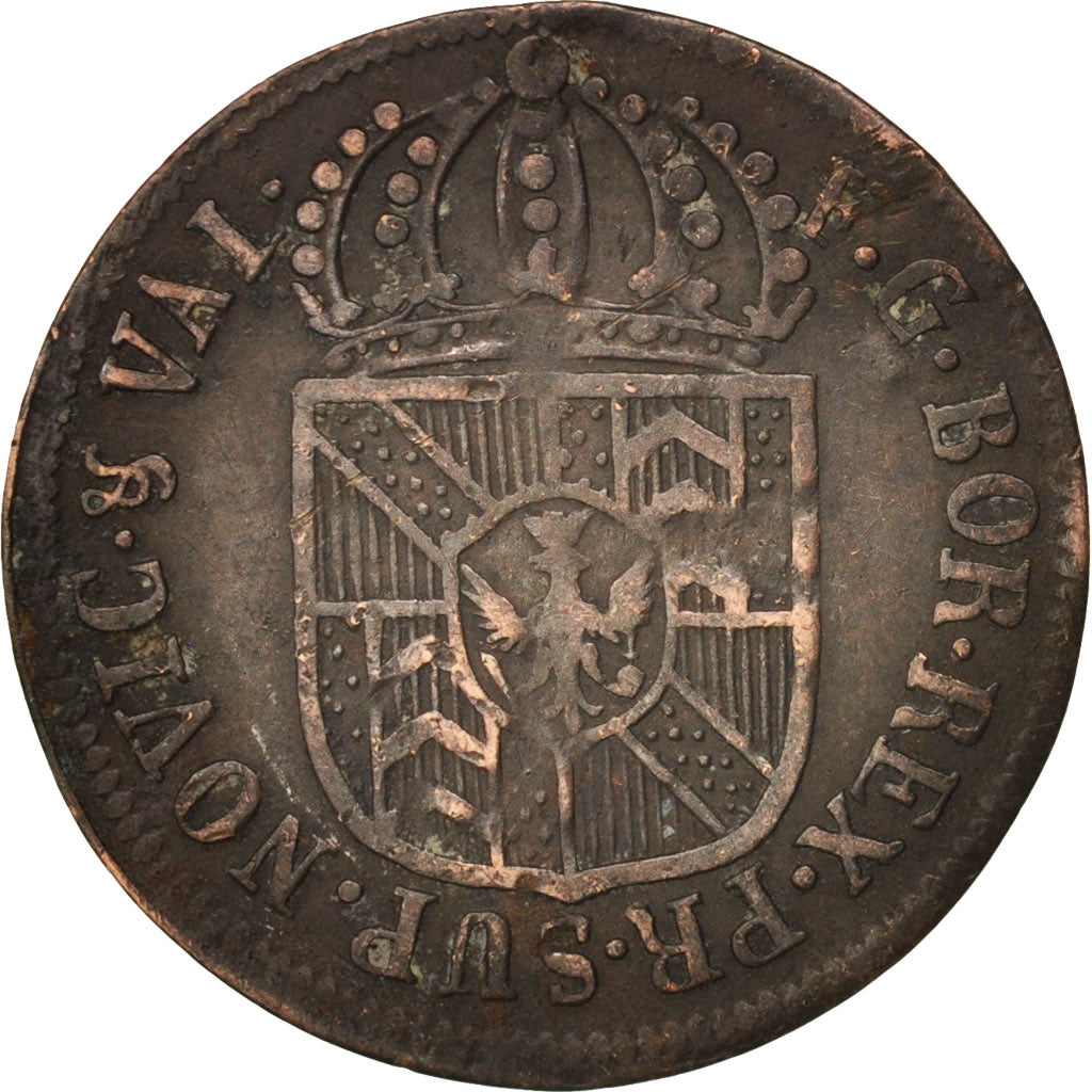 Monnaie, SWISS CANTONS, NEUCHATEL, 1/2 Batzen, 1789, Neuenburg, TB+, Billon