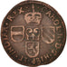 Spanish Netherlands, BRABANT, Liard, 12 Mites, 1691, Brabant, VF(20-25), Copper