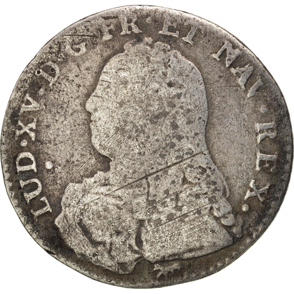 France, Louis XV, 1/10 Écu aux branches d'olivier, 1728, Paris, KM:481.1
