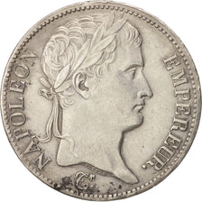 Francia, Napoléon I, 5 Francs, 1811, Paris, MBC+, Plata, KM:694.1, Gadoury:584