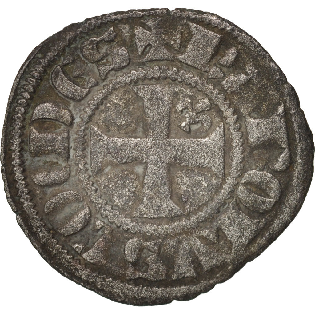 Monnaie, France, Anjou, Obole, TB+, Argent, Boudeau:166