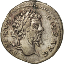 Septimius Severus, Denarius, Rome, EF(40-45), Silver, RIC:176
