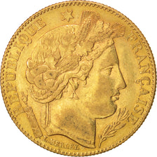 Coin, France, Cérès, 10 Francs, 1899, Paris, EF(40-45), Gold, KM:830