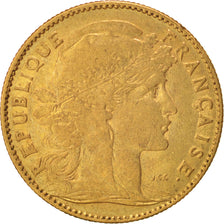 Francia, Marianne, 10 Francs, 1899, Paris, MB+, Oro, KM:846, Gadoury:1017