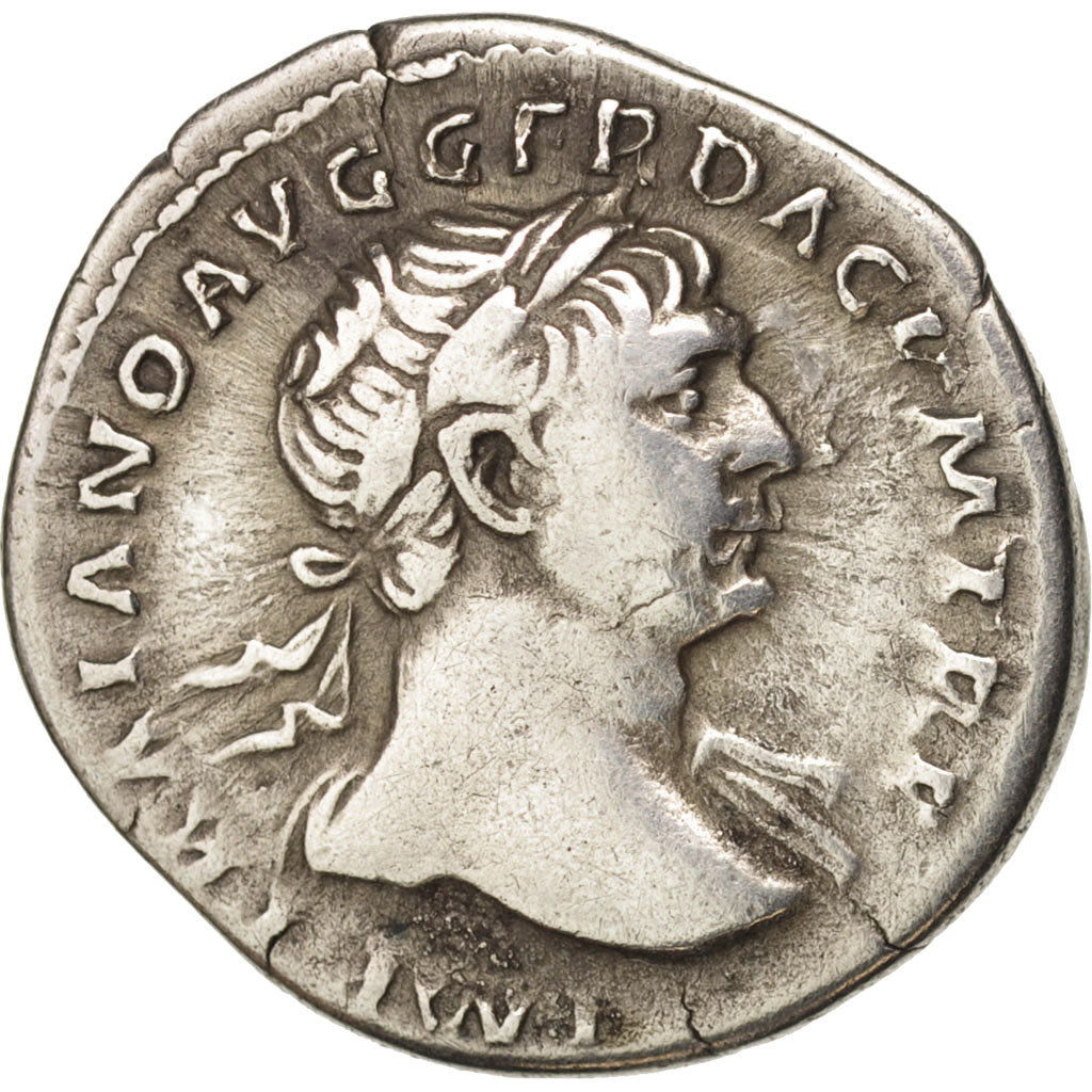Trajan, Denarius, Rome, S+, Silber, RIC:120
