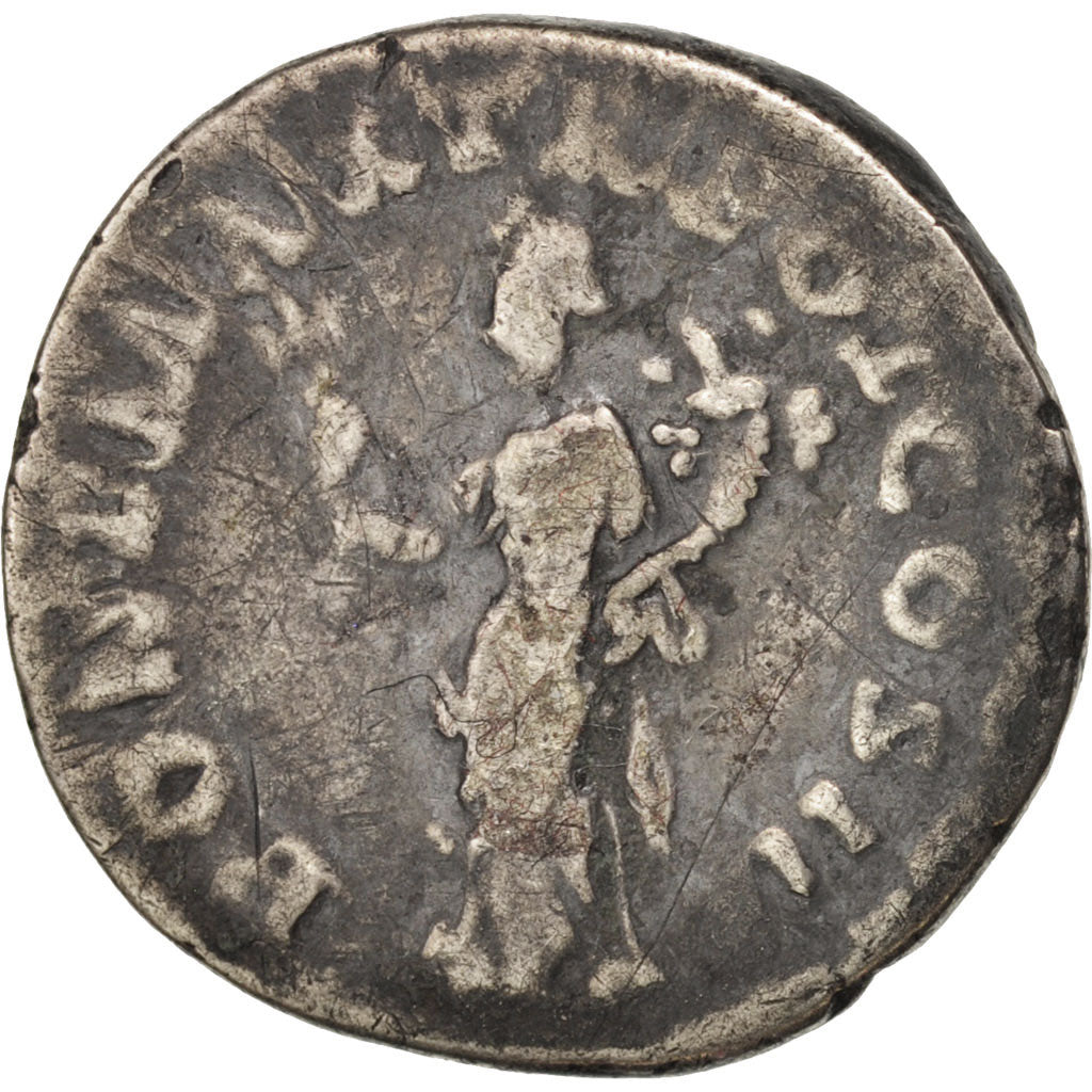 Trajan, Denarius, Rome, VF(20-25), Silver, RIC:17