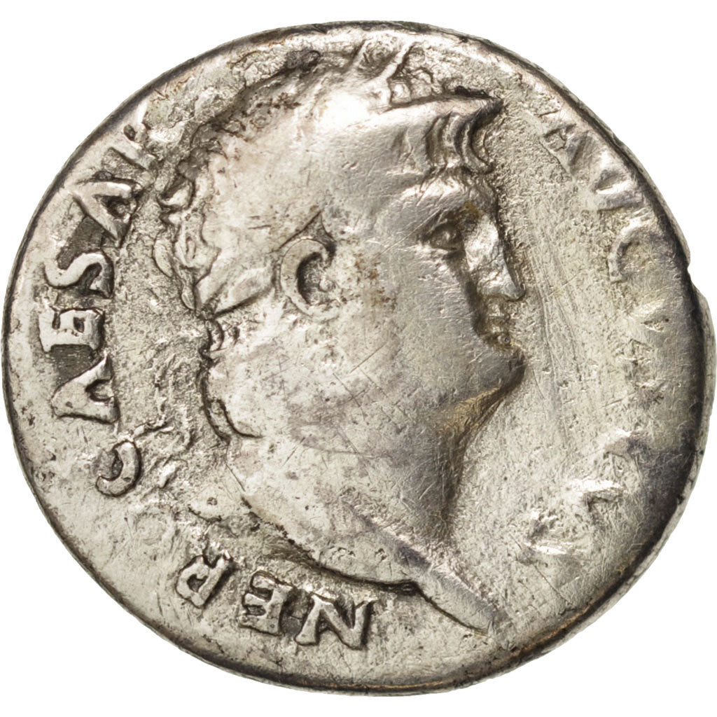 Nero, Denarius, Rome, VF(20-25), Silver, RIC:53