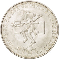 Mexique, 25 Pesos, 1968, Mexico City, SUP, Argent, KM:479.1