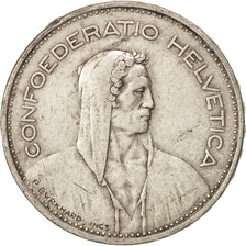 Coin, Switzerland, 5 Francs, 1935, Bern, EF(40-45), Silver, KM:40