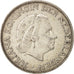 Coin, Netherlands, Juliana, 2-1/2 Gulden, 1960, AU(50-53), Silver, KM:185