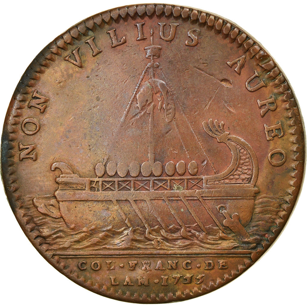 Canadá, Token, Louis XV, Jeton au Vaisseau des Argonautes, 1755, François