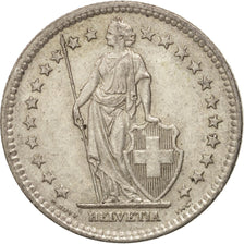 Coin, Switzerland, 2 Francs, 1944, Bern, AU(55-58), Silver, KM:21