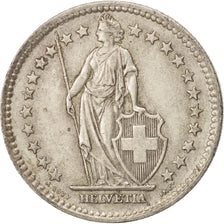 Coin, Switzerland, 2 Francs, 1943, Bern, AU(50-53), Silver, KM:21
