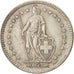 Coin, Switzerland, 2 Francs, 1943, Bern, AU(50-53), Silver, KM:21