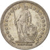 Coin, Switzerland, 2 Francs, 1939, Bern, AU(50-53), Silver, KM:21