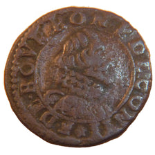 Coin, FRENCH STATES, CHATEAU-RENAUD, 2 Deniers, Tournois, VF(30-35), Copper